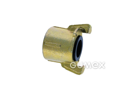 Kupplung für Schläuche für Feststoffe,Innengewinde G 1 1/4",12bar,Dichtung Perbunan Typ TN,Gusseisen, 